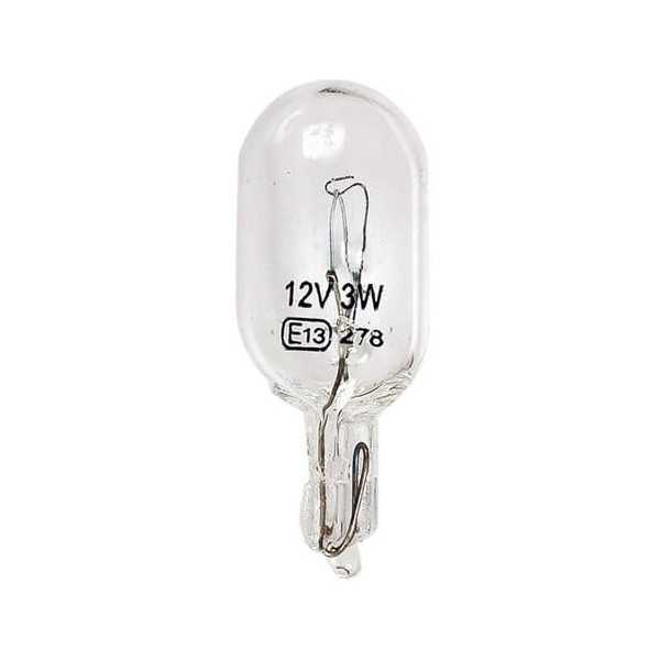 BOITE 10 AMPOULES WEDGE 12V 3W T10