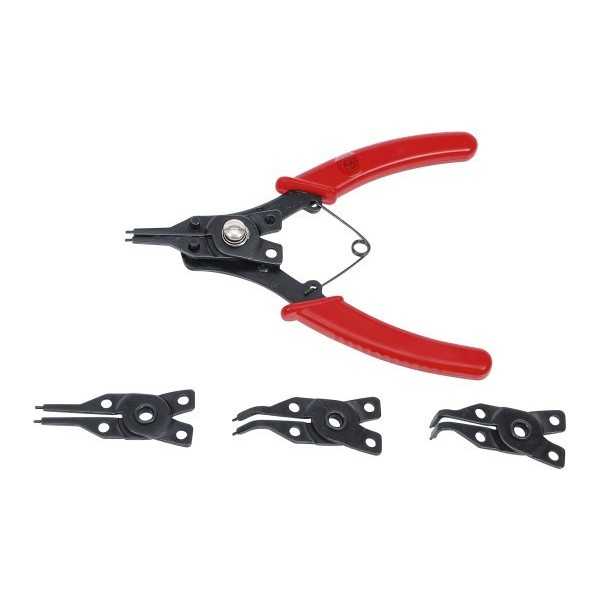 Pince Ã  circlips Ã  tÃªtes Ã©changeables 160 mm 5 piÃ¨ces