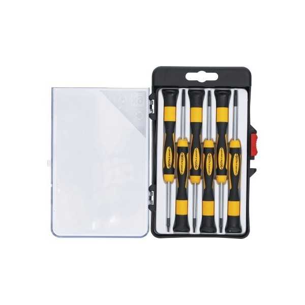 Jeu de tournevis de prÃ©cision profil en T pour Torx 6 piÃ¨ces