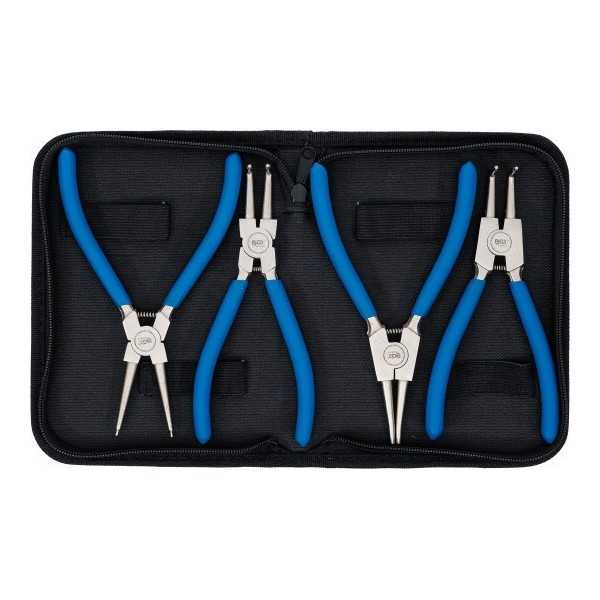 Jeu de pinces Ã  circlips 175 mm 4 piÃ¨ces