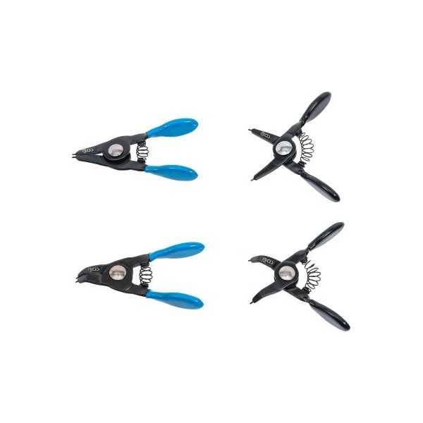 Jeu de pinces Ã  circlips pour petits circlips 80 mm 4 piÃ¨ces