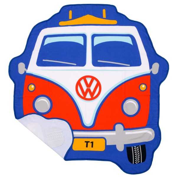 VW BUS FRONT MICROFIBRE SERVIETTE BL