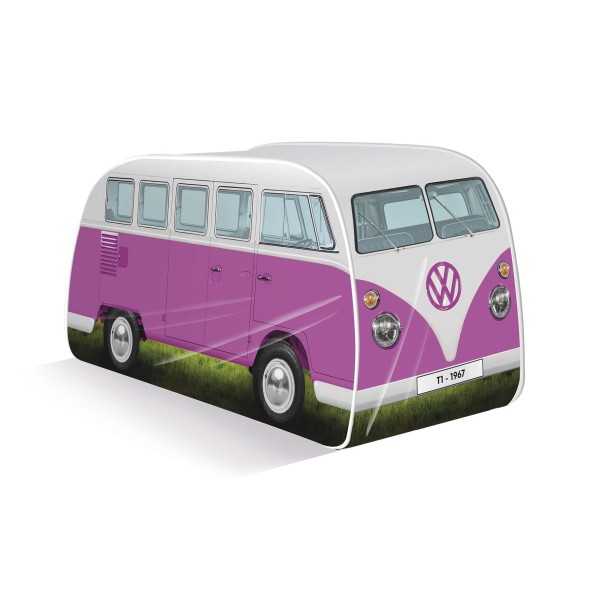 VW T1 BUS ENFANTS POP UP TENT - ROSE