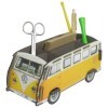 VW T1 BUS CRAYON PORTE - JAUNE / BLANC