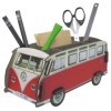 VW T1 BUS PORTE CRAYON - ROUGE / BLANC