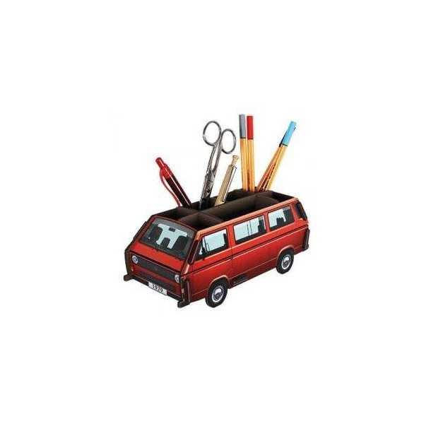 T3 VW BUS PORTE CRAYON - ROUGE