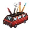T3 VW BUS PORTE CRAYON - ROUGE