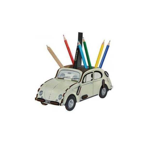 VW BEETLE PORTE CRAYON - BLANC