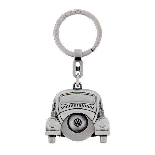 VW BEETLE CLÃ‰S DÃ‰HOUSSABLE COIN EN COFFRET - ARGENT VINTAGE