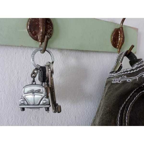 VW BEETLE CLÉS DÉHOUSSABLE COIN EN COFFRET - ARGENT VINTAGE |  | Ac...