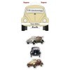 VW BEETLE MAGNET 3 PC SET IN EMBALLAGE BLISTER - CLASSIC |  | Décor...