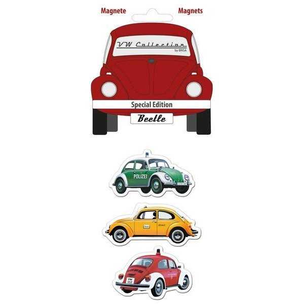 VW BEETLE MAGNET 3 PC SET IN EMBALLAGE BLISTER - SPECIAL |  | Décor...