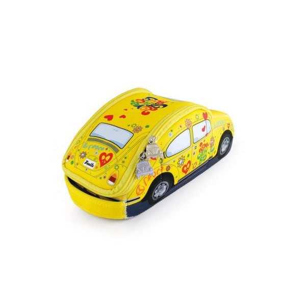 VW BEETLE 3D NÃ©oprÃ¨ne UNIVERSAL SAC - FLEURS