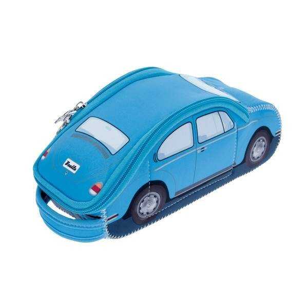 VW BEETLE 3D NÃ©oprÃ¨ne PETIT SAC UNIVERSAL - BLEU CLAIR