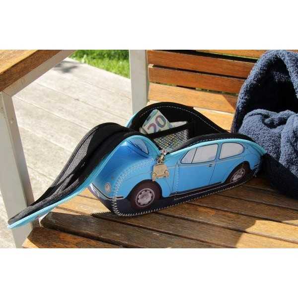 VW BEETLE 3D Néoprène PETIT SAC UNIVERSAL - BLEU CLAIR |  | Sac & P...