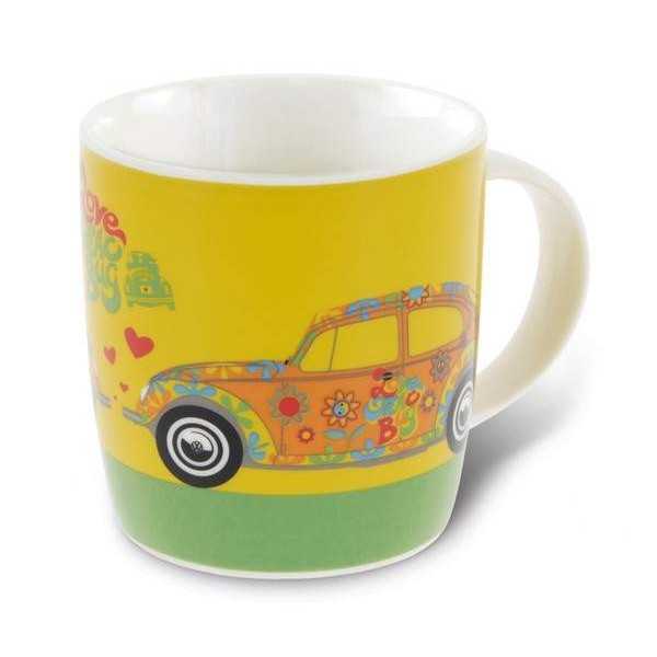 VW BEETLE CAFÉ TASSE 370ml EN COFFRET - FLEURS |  | Tasse & Mug