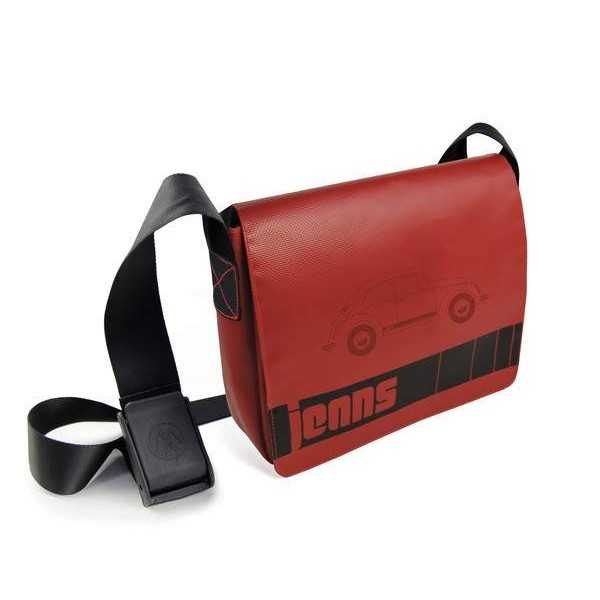 VW BEETLE BESACE - JEANS / ROUGE