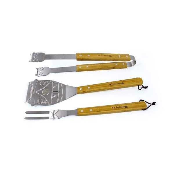 VW T1 BUS BBQ UTENSIL SET AVEC HOUSSE DE TRANSPORT |  | Extérieur e...