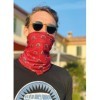 VW T1 BUS SCARF TUBE - VINTAGE LOGO / ROT |  | Accessoires de mode