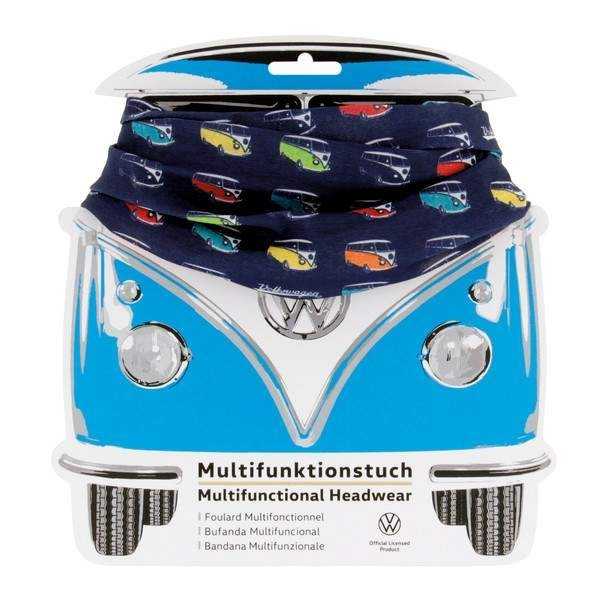 VW T1 BUS MULTIFONCTIONNEL HEADWEAR - PARADE / BLEU |  | Accessoire...