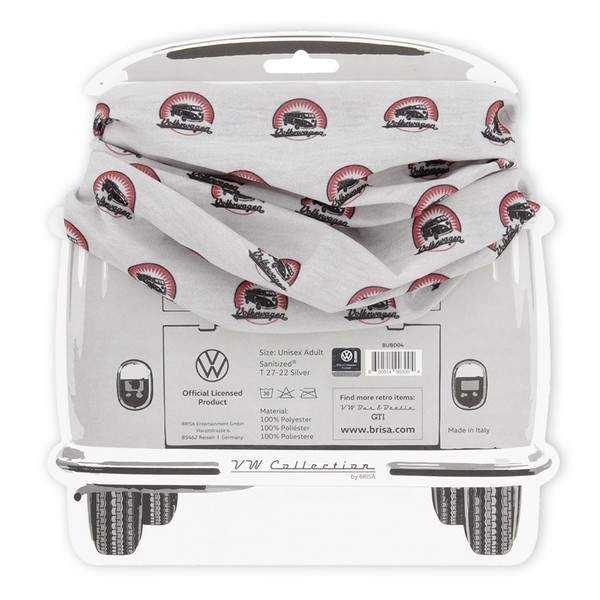 VW T1 BUS MULTIFONCTIONNEL HEADWEAR - VINTAGE LOGO / GREY |  | Acce...