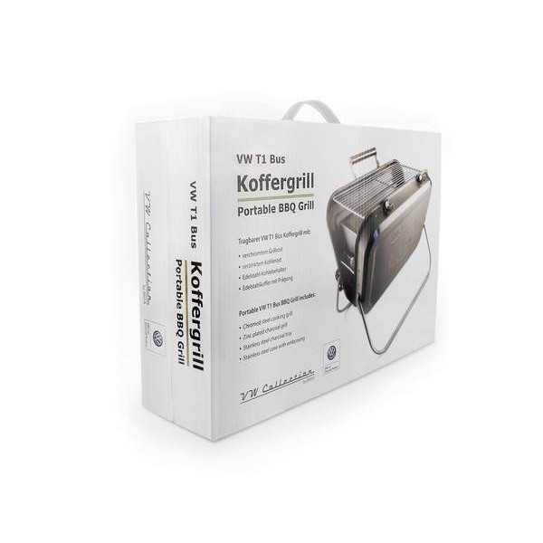 VW T1 BUS PORTABLE BBQ GRILL - INOX |  | Meuble Volkswagen