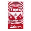 VW T1 BUS SERVIETTE DE PLAGE - SAMBA RAYURES / RED |  | Extérieur e...