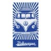 VW T1 BUS SERVIETTE DE PLAGE - SAMBA RAYURES / BLEU |  | Extérieur ...