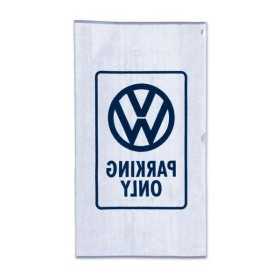 VW SERVIETTE - PARKING SEULEMENT / BLEU
