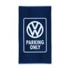 VW SERVIETTE - PARKING SEULEMENT / BLEU |  | Extérieur et voyage