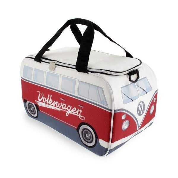 VW T1 BUS COOLER BAG (25 litres) - blanc / rouge |  | Extérieur et ...