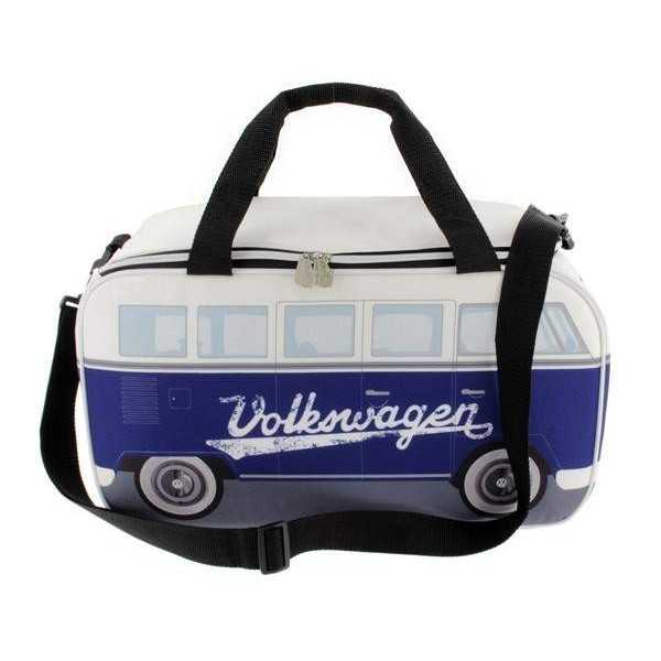 VW T1 BUS COOLER BAG (25 litres) - blanc / bleu