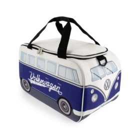 VW T1 BUS COOLER BAG (25 litres) - blanc / bleu |  | Extérieur et v...