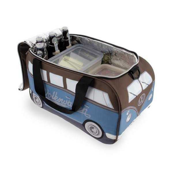 VW T1 BUS COOLER BAG (25 litres) - blanc / rouge |  | Extérieur et ...