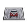 VW T1 BUS PAILLASSON - SAMBA RAYURES / RED