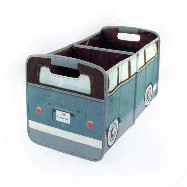 VW T1 BUS RANGEMENT PLIABLE - Petrol / BROWN