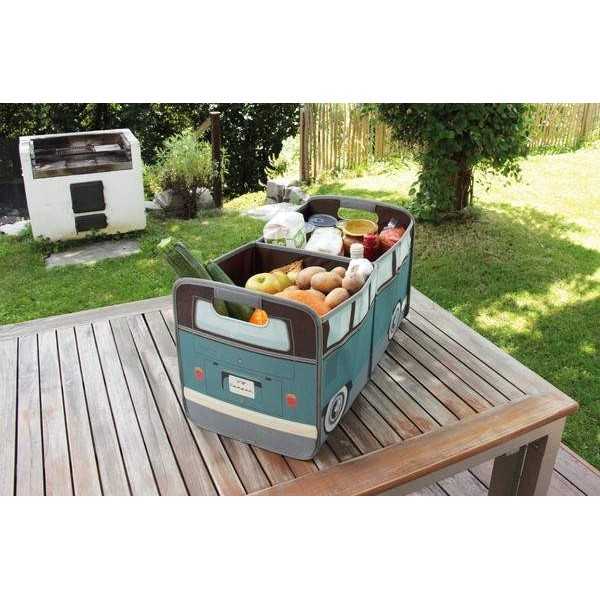 VW T1 BUS RANGEMENT PLIABLE - Petrol / BROWN |  | Décoration