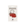 VW T1 BUS ENAMEL KEY RING sous blister - SILHOUETTE / RED (D) |  | ...