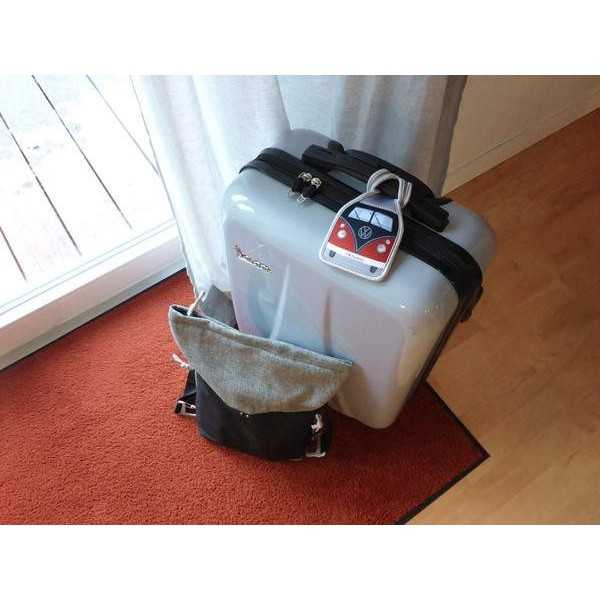 VW T1 BUS BAGAGES TAG - RED / BLACK |  | Sac & Portefeuilles