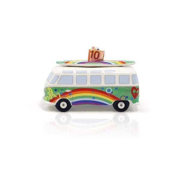 VW T1 BUS BANK ARGENT (échelle 01h18) SURF CONSEIL EN COFFRET - LA ...