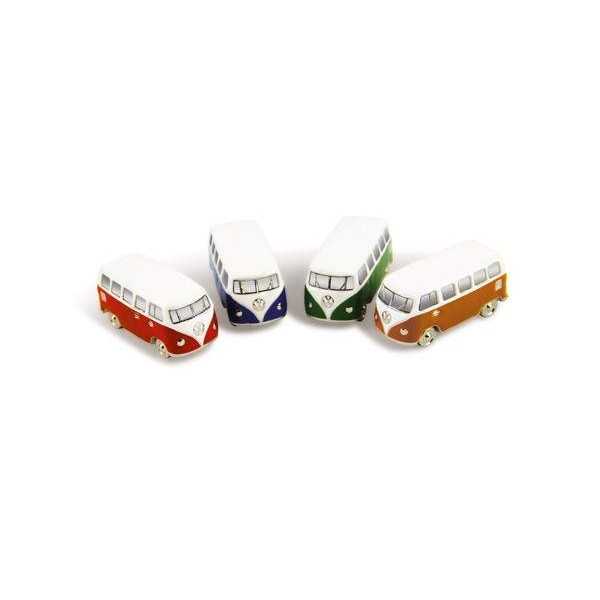 VW T1 BUS 3D MINI MODÃˆLE EN CADEAU AIMANT TIN - ROUGE