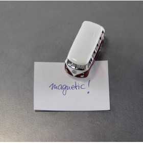 VW T1 BUS 3D MINI MODÈLE EN CADEAU AIMANT TIN - ROUGE |  | Décoration