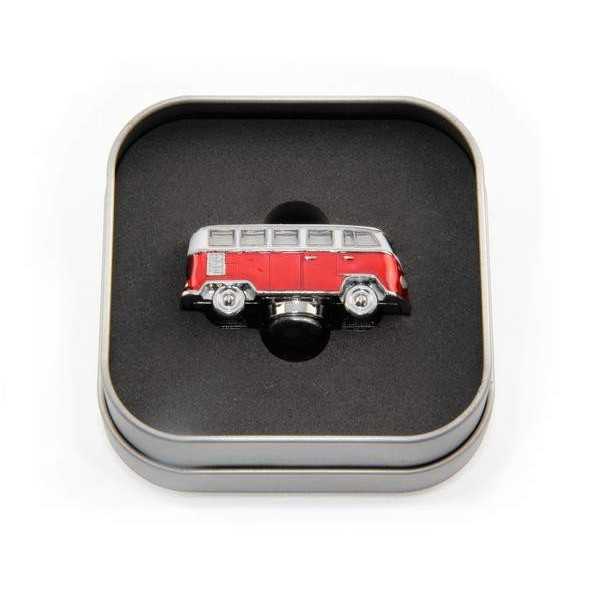 VW T1 BUS 3D MINI MODÈLE EN CADEAU AIMANT TIN - ROUGE |  | Décoration