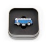 VW T1 BUS 3D MINI MODÈLE EN CADEAU AIMANT TIN - BLEU |  | Décoration
