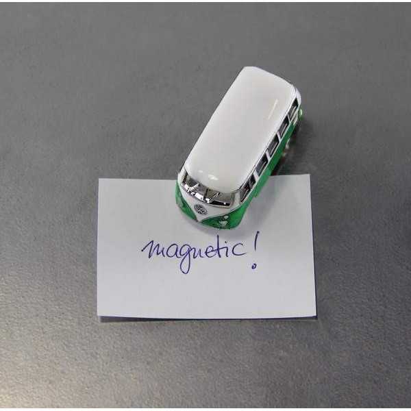 VW T1 BUS 3D MINI MODÈLE MAGNET EN CADEAU TIN - VERT |  | Décoration