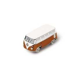 VW T1 BUS 3D MINI MODÈLE EN CADEAU AIMANT TIN - ORANGE |  | Décoration
