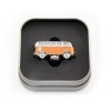 VW T1 BUS 3D MINI MODÈLE EN CADEAU AIMANT TIN - ORANGE |  | Décoration