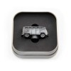 VW T1 BUS 3D MINI MODÈLE MAGNET EN CADEAU TIN - ARGENT VINTAGE |  |...