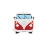 VW T1 BUS RUBBER MAGNET - FRONT / RED
