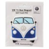 VW T1 BUS RUBBER MAGNET - FRONT / BLEU |  | Décoration